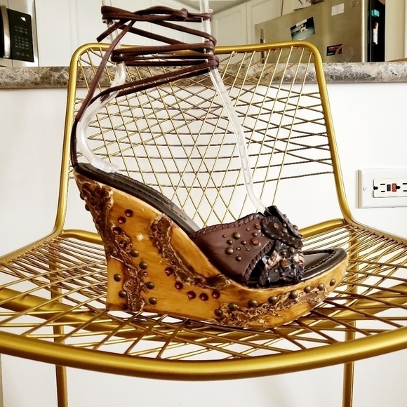 Steve Madden Luxe | Snakeskin Wedges - Picture 2 of 11